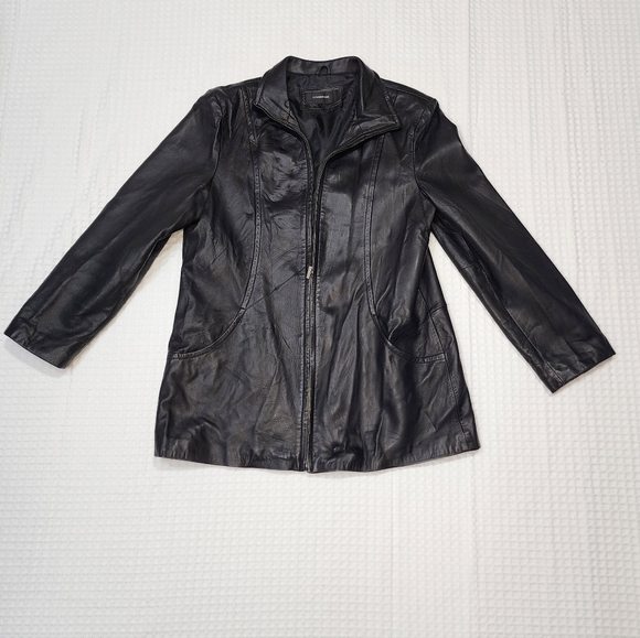 Colebrook Jackets & Coats Colebrook Essentials Black Leather Jacket